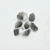 Rough Natural Raw Clear Quartz Black Crystal Rough Stones Point For Healing