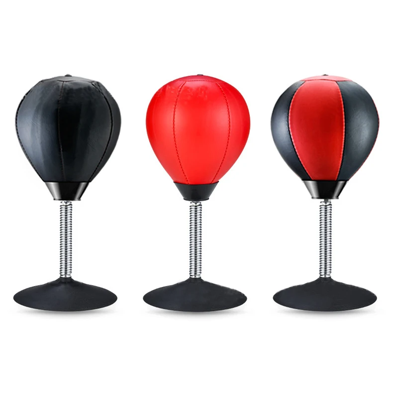 

Stress Buster Desktop Punching Bag Suctions to Your Desk Heavy Duty Stress Relief Ball, 3 colors