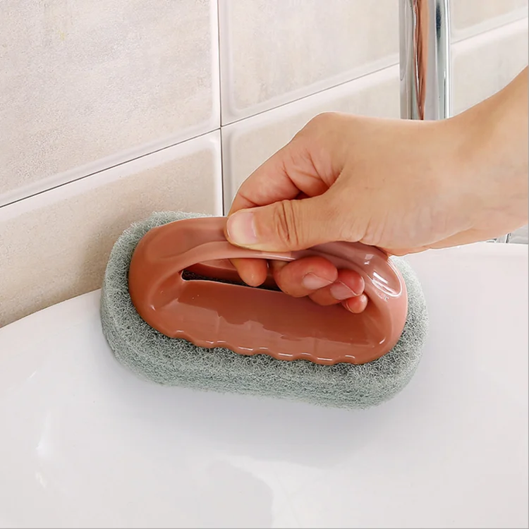 

Hot sale bath tile kitchen decontamination washing pot magic cleaning sponge brush