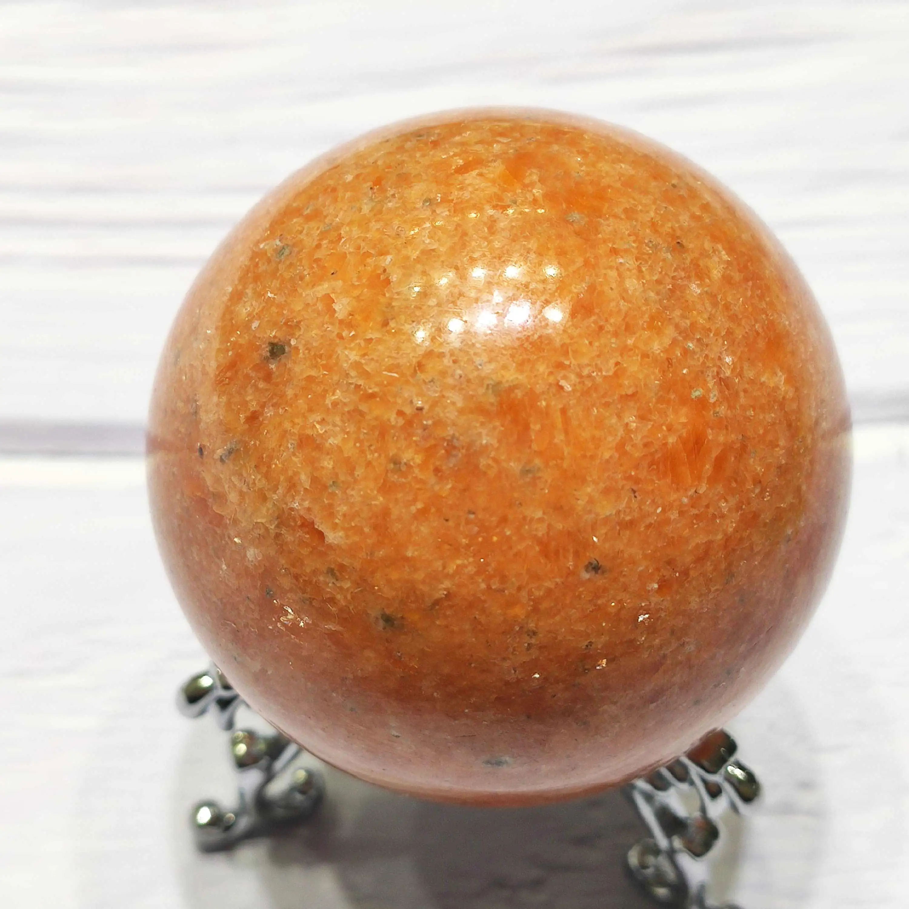 批发治疗宝石太阳石水晶球体装饰