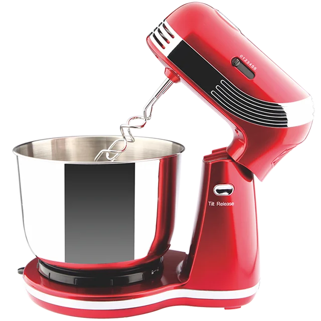 Pink Kitchen Stand Hand Mixer Electric Standing Food Mixer Dough Stand