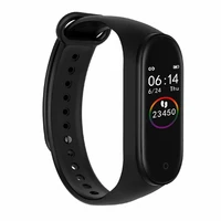 

0.96 Color Screen M4 smart band with heart rate BP ip67 waterproof smart tracker soft strap SMS/qq/call remind M4 smart bracelet