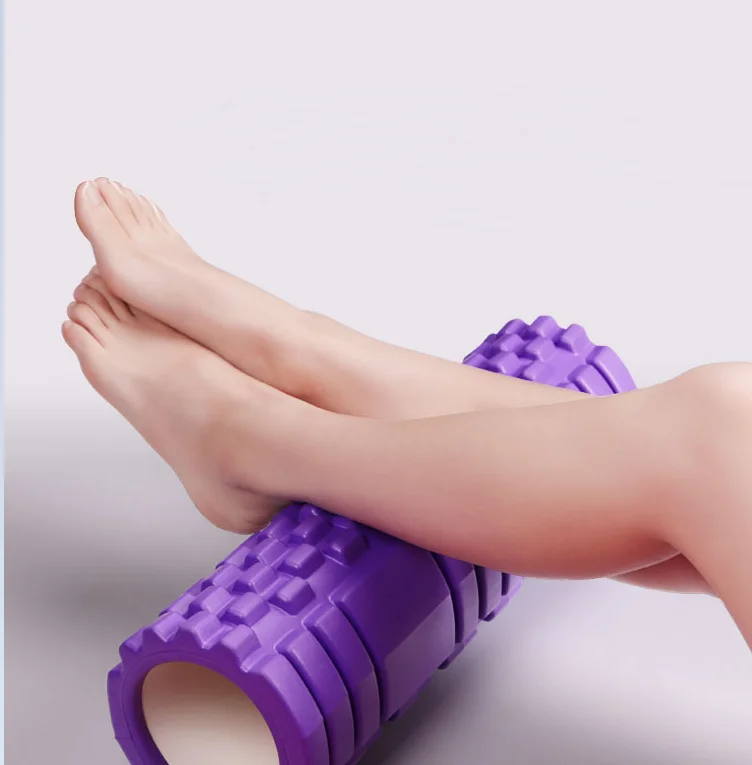 

HX Hot Selling Multi-function Muscle Relaxation Massage Workout Equipment Fitness Mini Yoga Column Foam Roller, A variety of colors are available