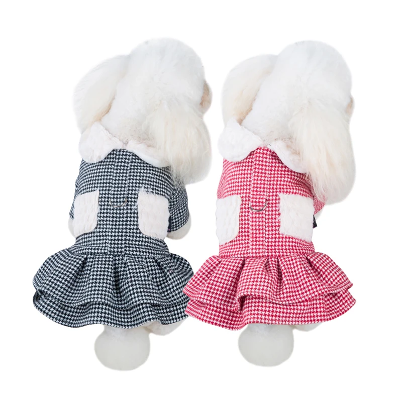 

Wholesale High Quality Pet Winter Clothes Fleece Pet Dresses In 2020