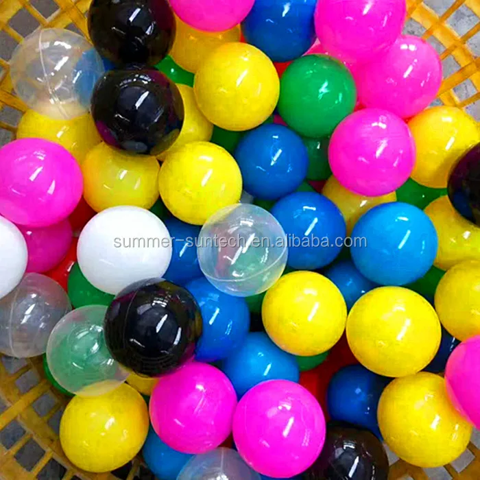 Recycled store plastic balls