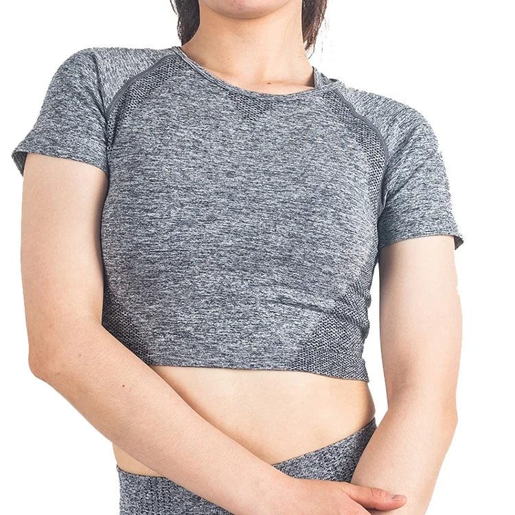 

Hot selling yoga shirts women seamless suit short tight woman yoga suit seamless yoga sets fitness women