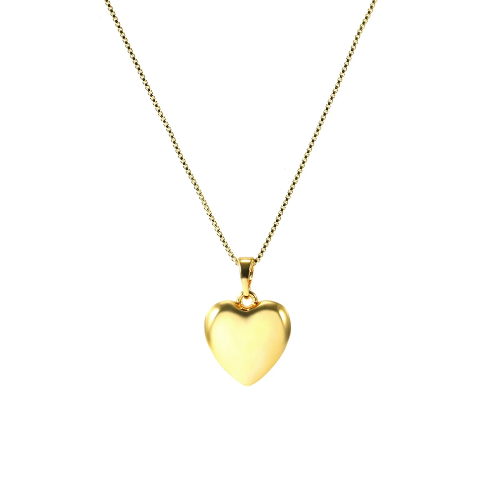 

Fashion Women 18k Gold Plated Charm Pendant Gold Heart Pendant Nacklaces