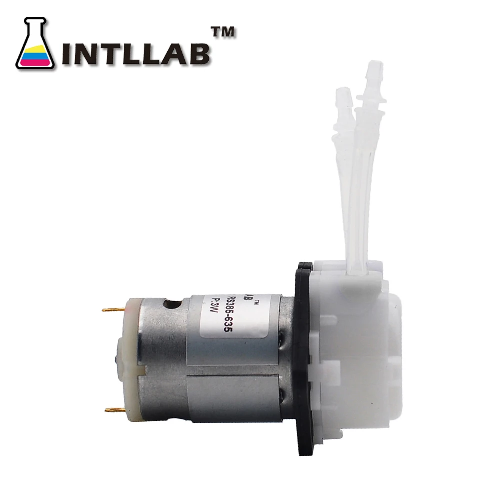 
INTLLAB DIY Peristaltic Liquid Pump Dosing Pump 19 ~ 100ml/min for Aquarium Water Lab pumps 
