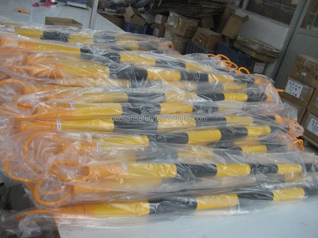 Retractable Traffic Cone Bars To Connect Cone With Lock Long Pvc