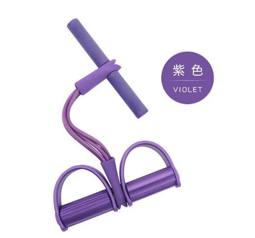 

Sit-Up Pull Rope Fitness Gum 4 Tube Resistance Bands Latex Pedal Exerciser Yoga