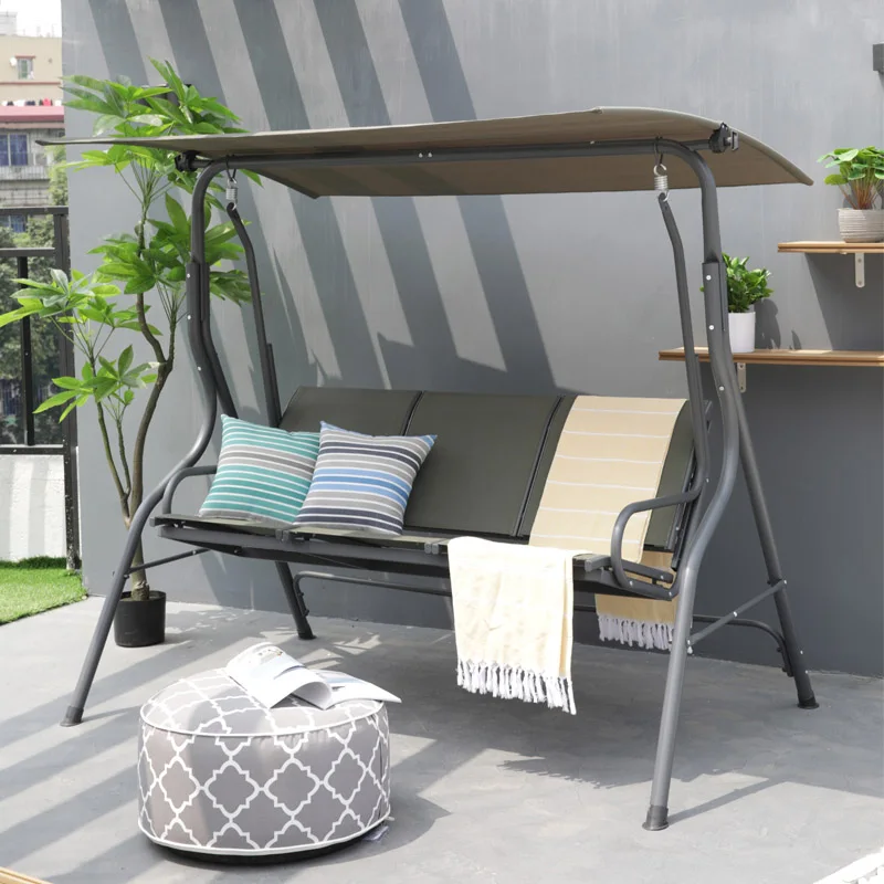 Outdoor Patio 3 Seater Swing Seat Canopy Swing Chair Sling Swing Hammock For Garden Buy Garden Swings 3 Seat Seating Patio Chair Swing 3 Seat Swing Chair Canopy Product On Alibaba Com