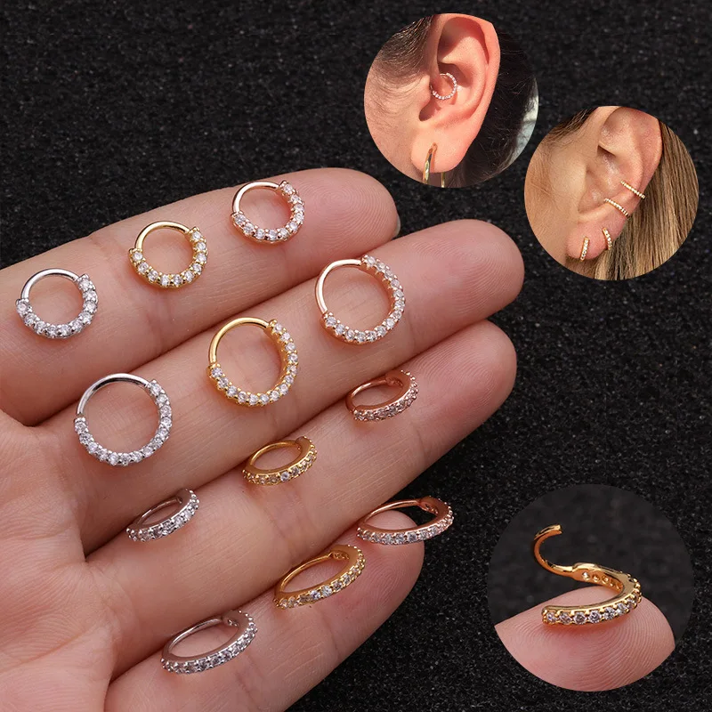 

Jewelry Gift for Women Genuine Stainless Steel Post Round Circle Hoop Earrings