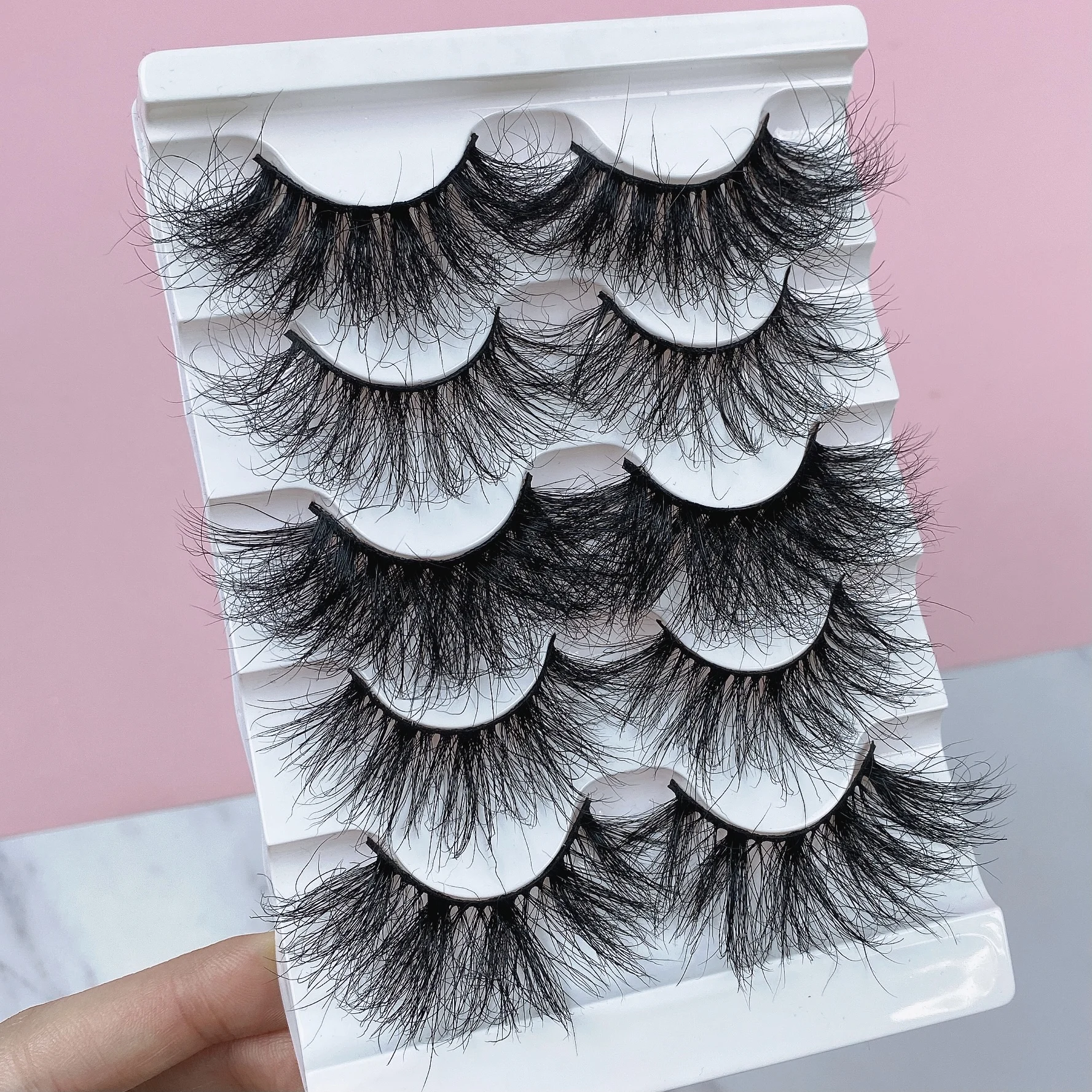 

6D real mink eyelashes and eyelashes package box Super Flutty and flully real mink strip lashes Lash vendor wholesale eyelash