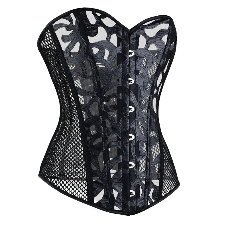 

White Bridal Corset Waistcoat Lace Mesh Corset Ultra-Thin Seamless Breathable Corset, Customized color