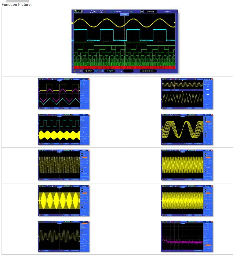 120685円 速くおよび自由な Digital Oscilloscope Kit Storage MSO5062D MSO5102D MSO5202D Logic Analysis Multifunction Tester Size : 100MHZ