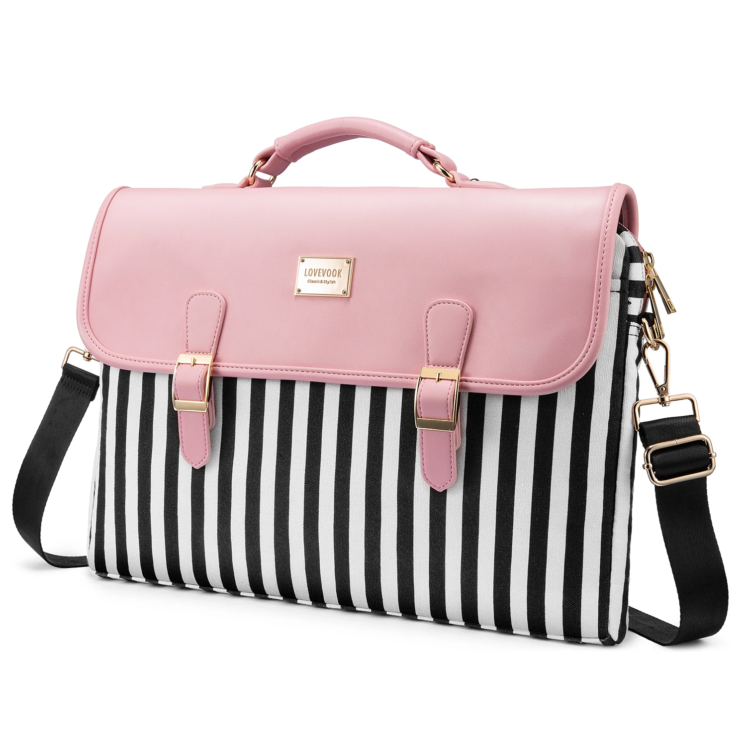 

LOVEVOOK 15.6 in large Cute Computer Briefcase women laptop bags for Work ladies shoulder satchel bag women Laptop Sleeve Case