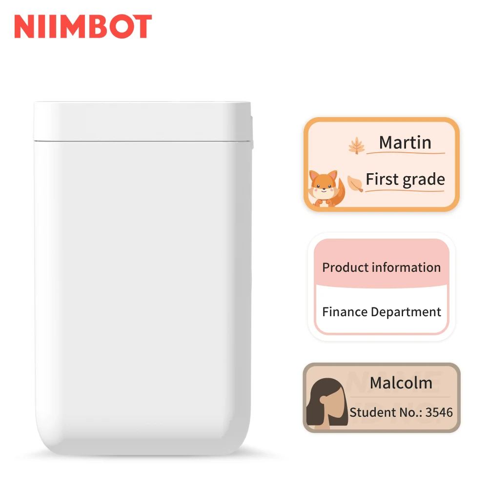 

NiiMbot Newest Industrial Portable Printer Mini Label Printer Wireless 1 Inch Printing Machine