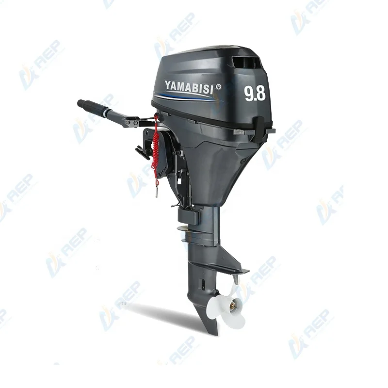 

YAMABISI 4 Stroke 9.8hp outboard motor engine long shaft manual start boat engine for sale compatible with yamaha