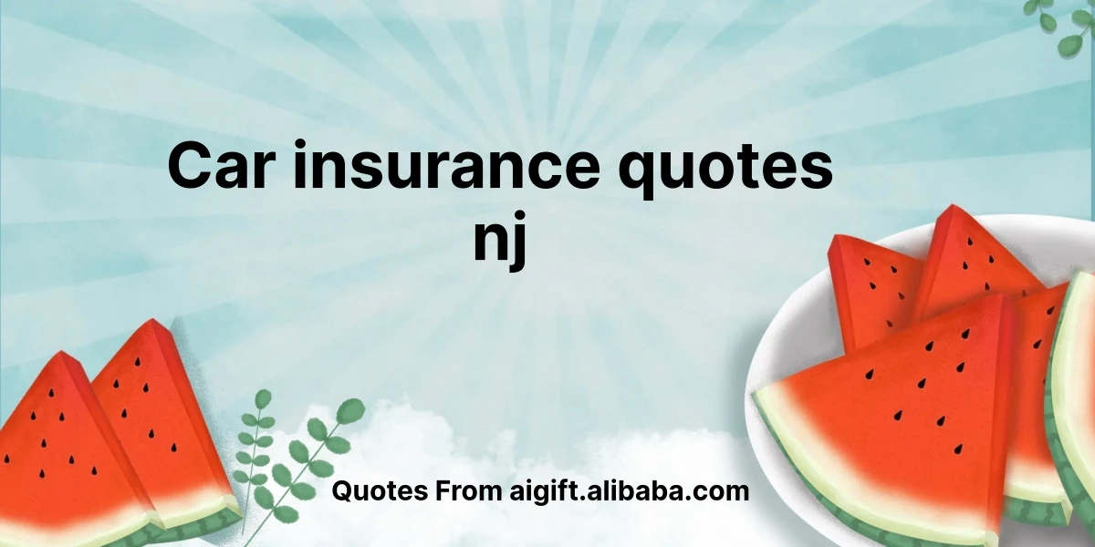 car insurance quotes nj