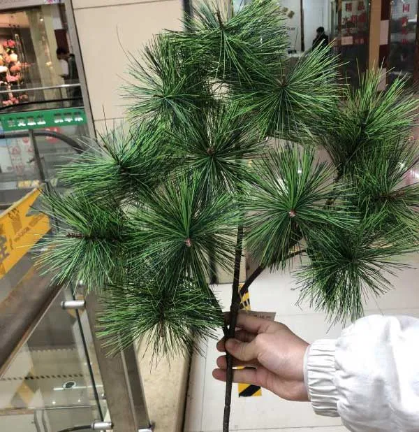 

High simulation Christmas decorative wholesale artificial evergreen pine tree branch, Green