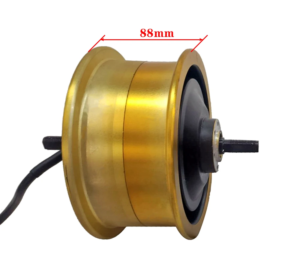 60V 3000W Gold color 65km/h 11inch Scooter hub Motor