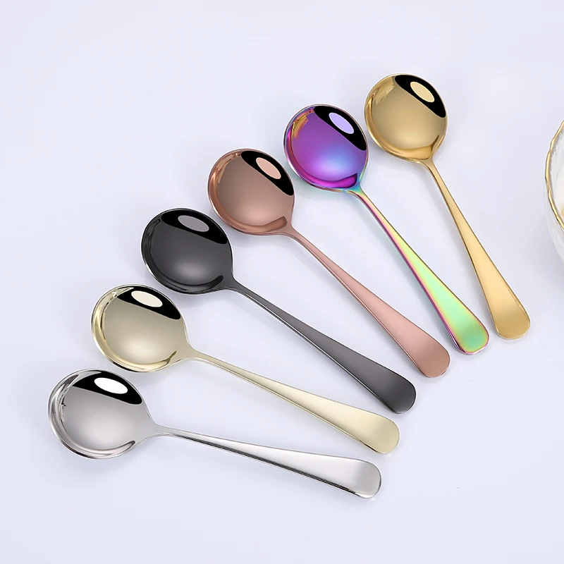 

Hot sell on amazon new arrival 2021 cadbury egg n spoon gold stainless steel tea coffee cupping spoon set, Customized color