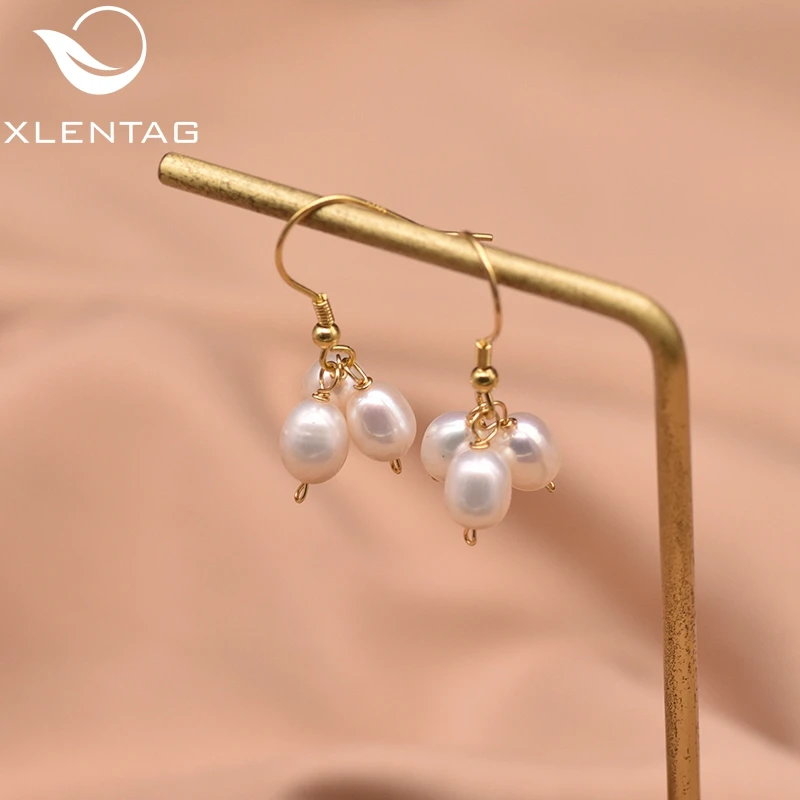 

Fresh Water Pearl Earrings Drop Earrings For Women Minimalist Earrings 925s Jewelry Boucles D Oreille Femme