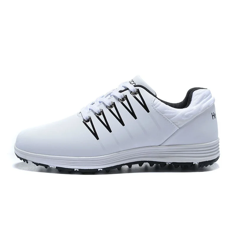 

Golf Shoes For Men,Sports Casual Outsole Mens Golf Shoes,High Quality Oem Mens Leather Golf Shoe, Black+white