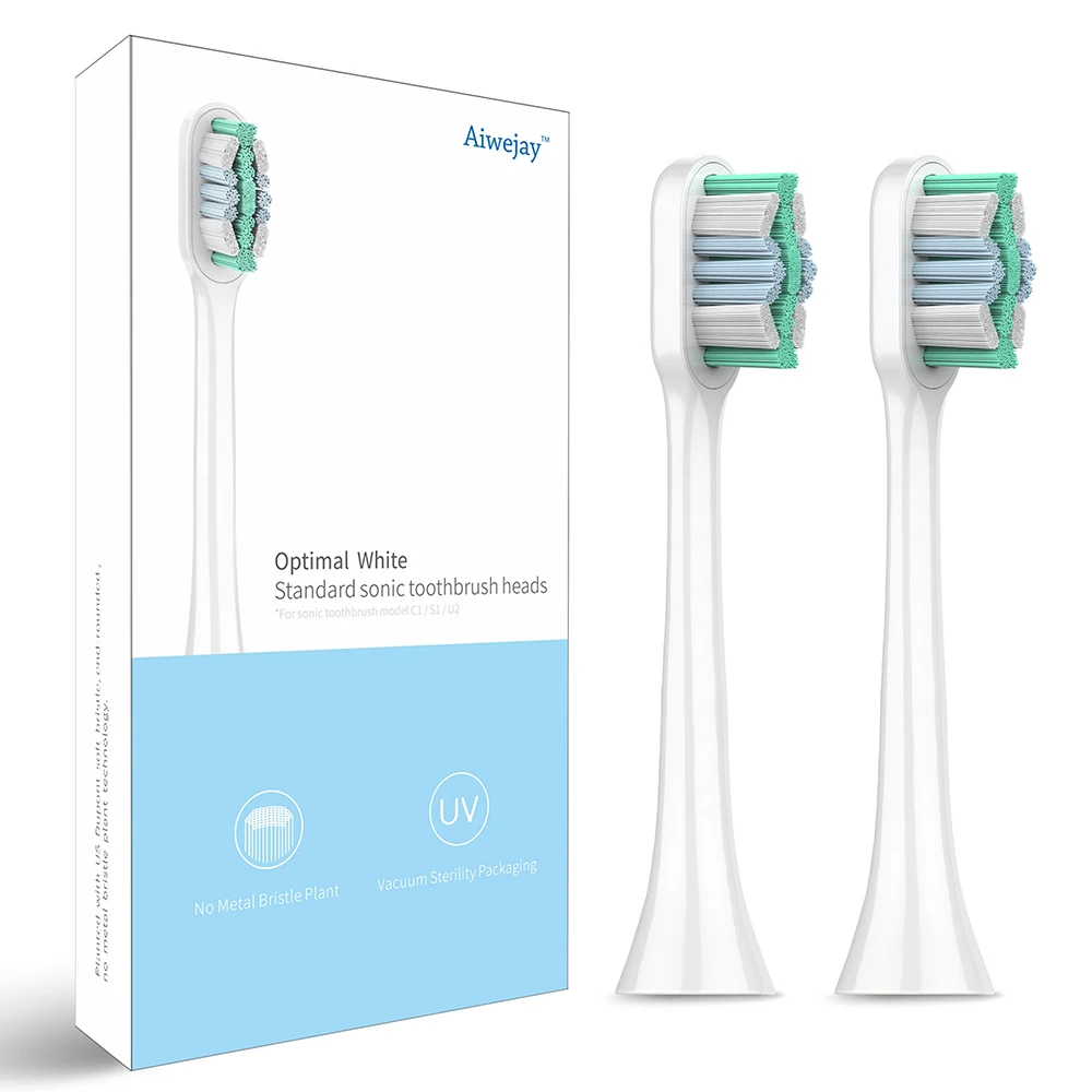 

Aiwejay Professional Manufacturer Adult Sonic Electronic Electric Toothbrush Replacement Changeable Brush Head