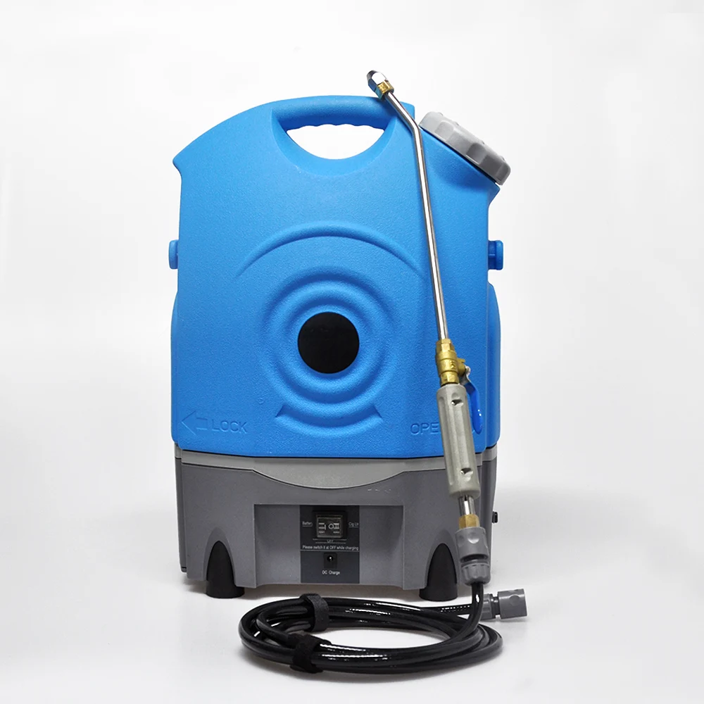 

Camping and Hiking Cordless Pressure Washing 12v Dc Washing Machine Agricultural Spray Pump Sprayer with 17 Liter Water Tank, Green,blue,orange