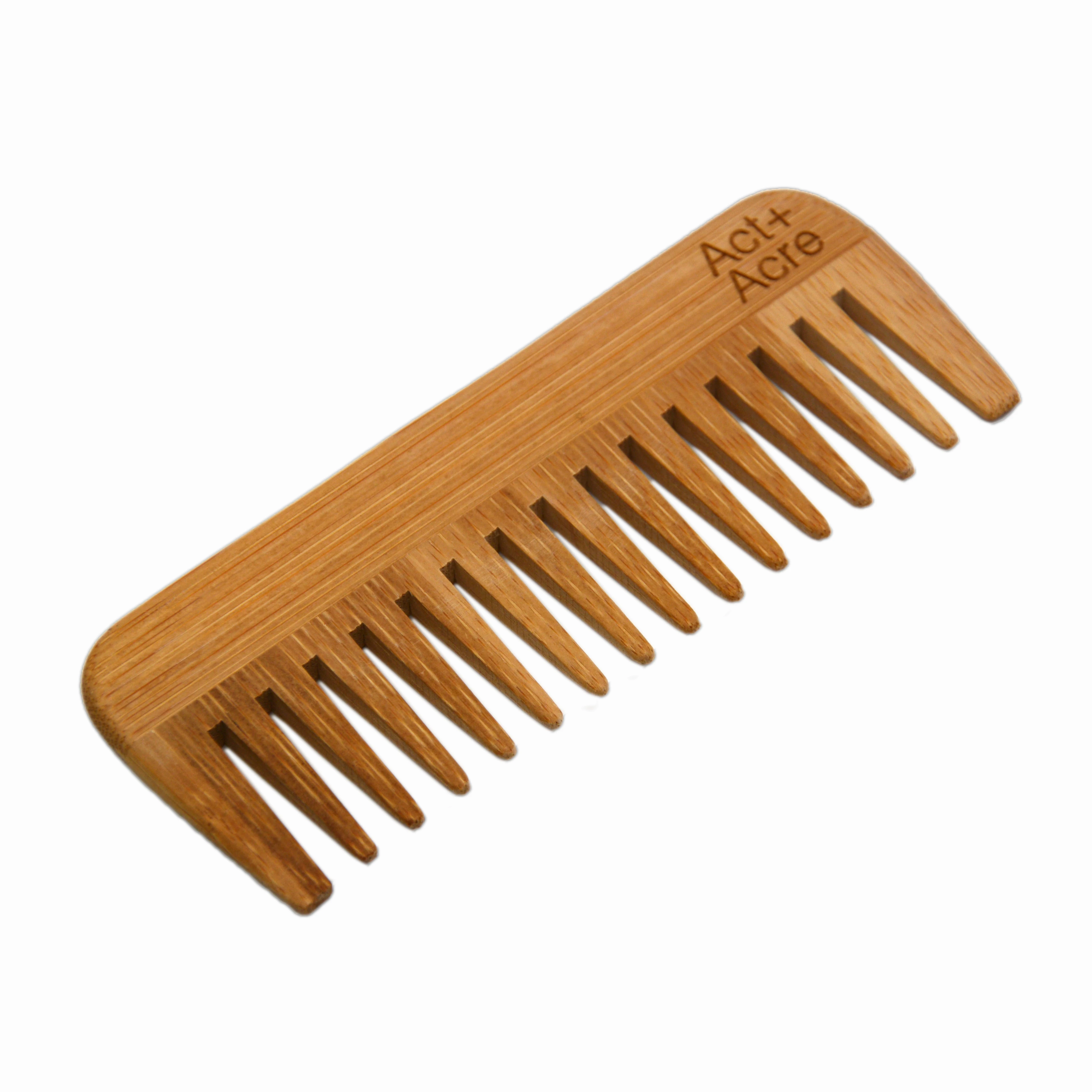 

Natural color Bamboo beard comb,wood comb hair,wooden beard comb