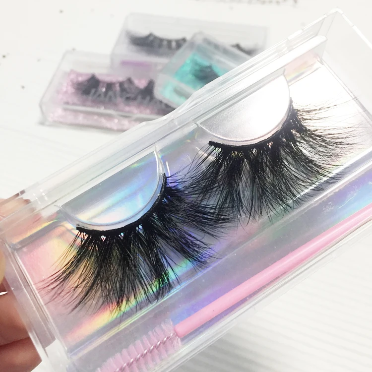 Lashes Vendor New Style 100%Real Mink Lashes 25mm Long 3D Mink Eyelashes With Cheap Box