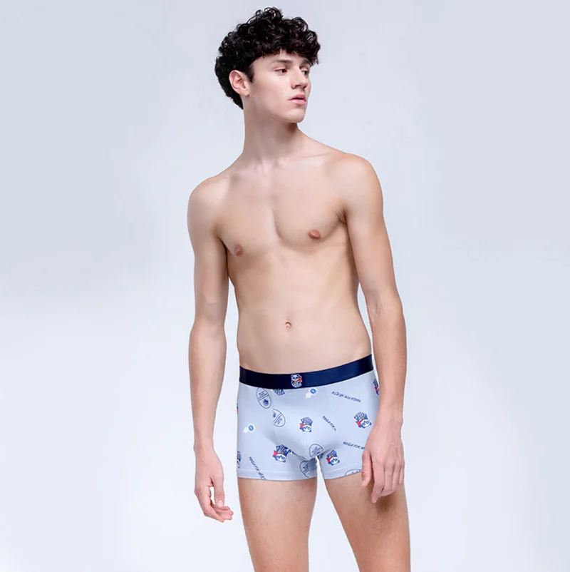 

Hot Seamless Panties Man Underwear 100% Cotton Cartoon Boxer Briefs For Boy