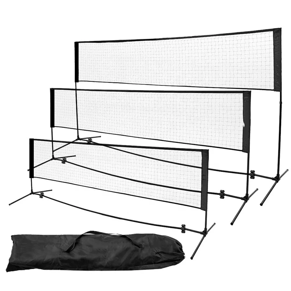 
Outdoor training portable tennis net badminton net stand with cheap price and high quality 