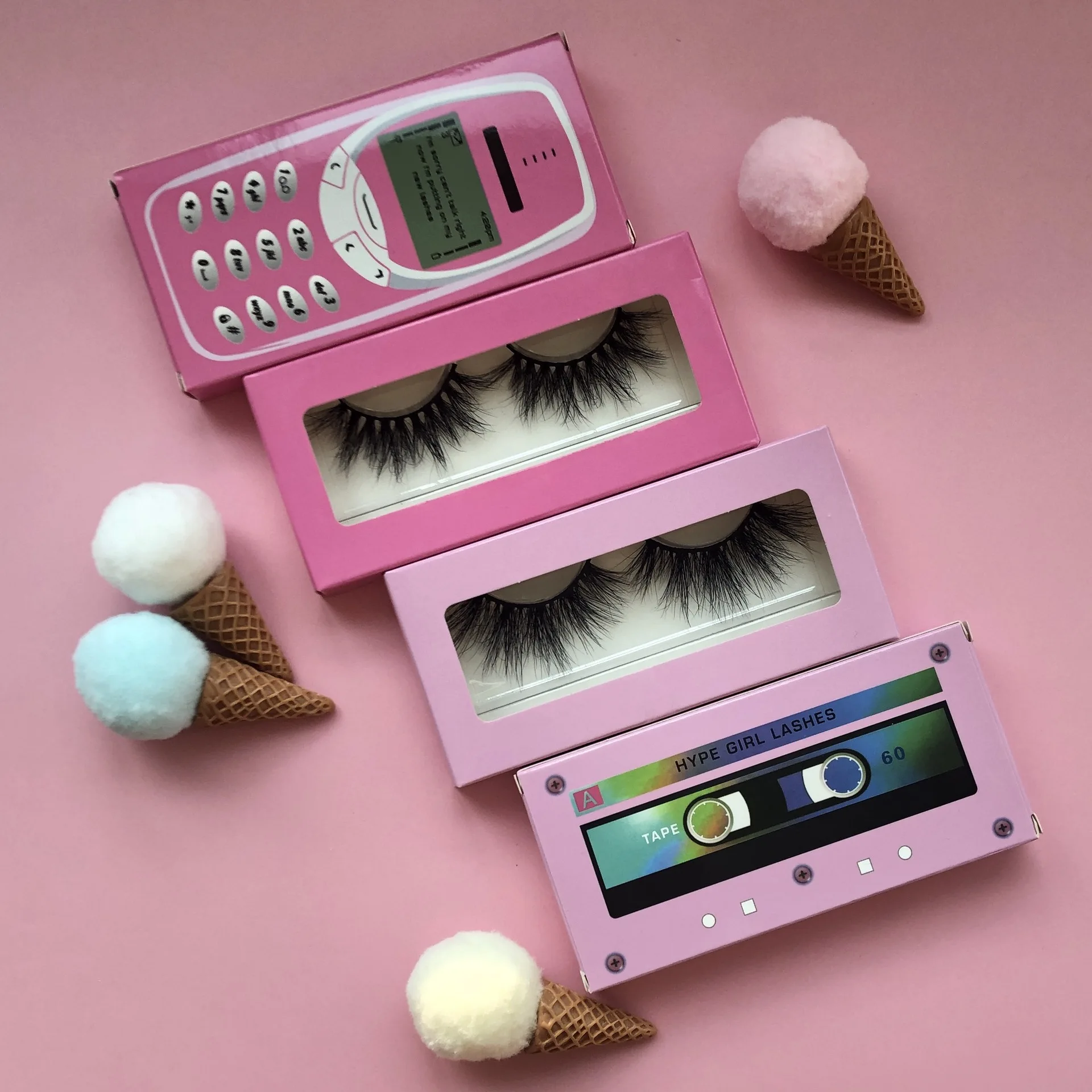 

cartoon lash box vendors paper custom logo eyelash boxes