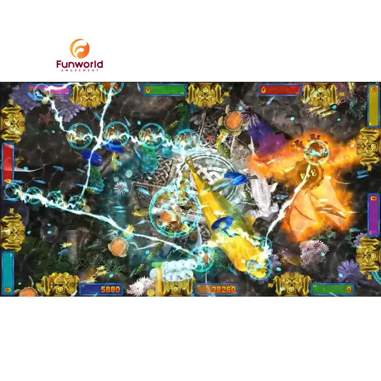 

Ancient buffalo shoot fishing machine software board cabinet arcade fish game brain, Picture,customized