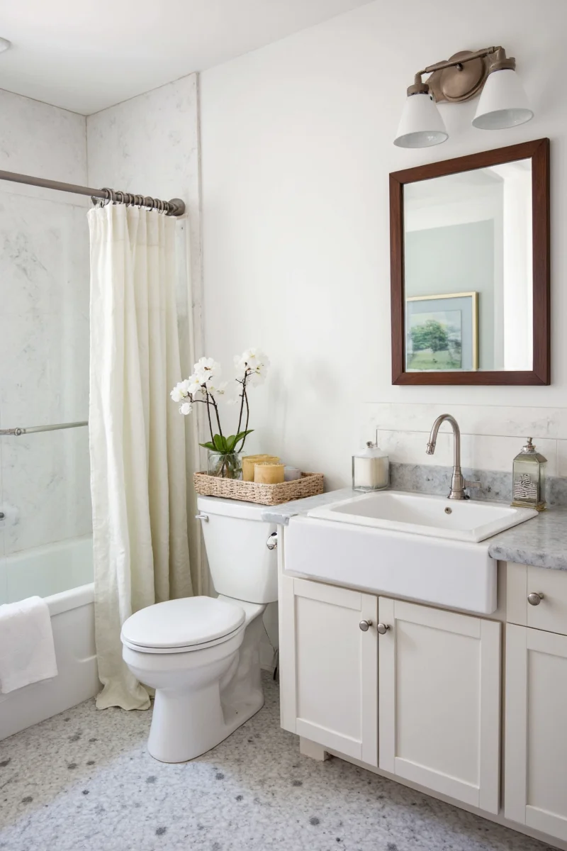 Soft-close toilet seat in white