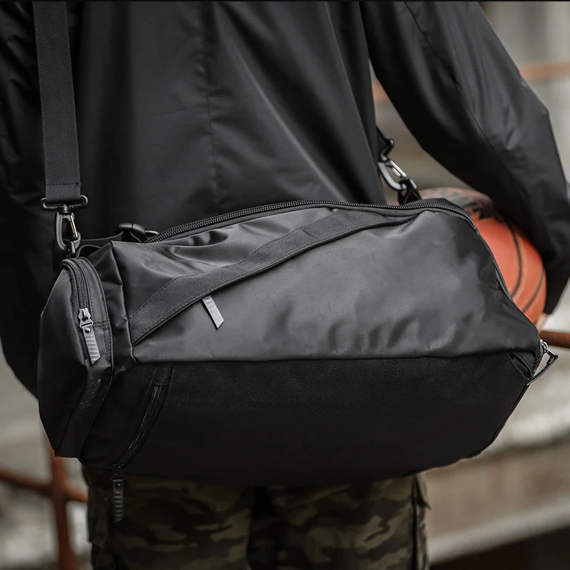 3-Way Duffle Backpack Gym Bag for Men Women Sports Duffel Bag with Shoe Compartment Travel Backpack Luggage