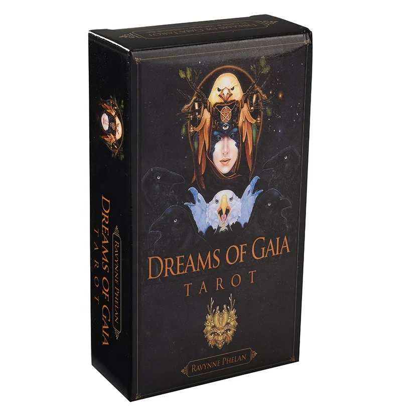 

Dreams of Gaia Tarot Manufacturers Paper Tarot Cards Imagic Stock Original Size Mini Family Kids Toys Bulk Playing Tarot Cards, Customized color