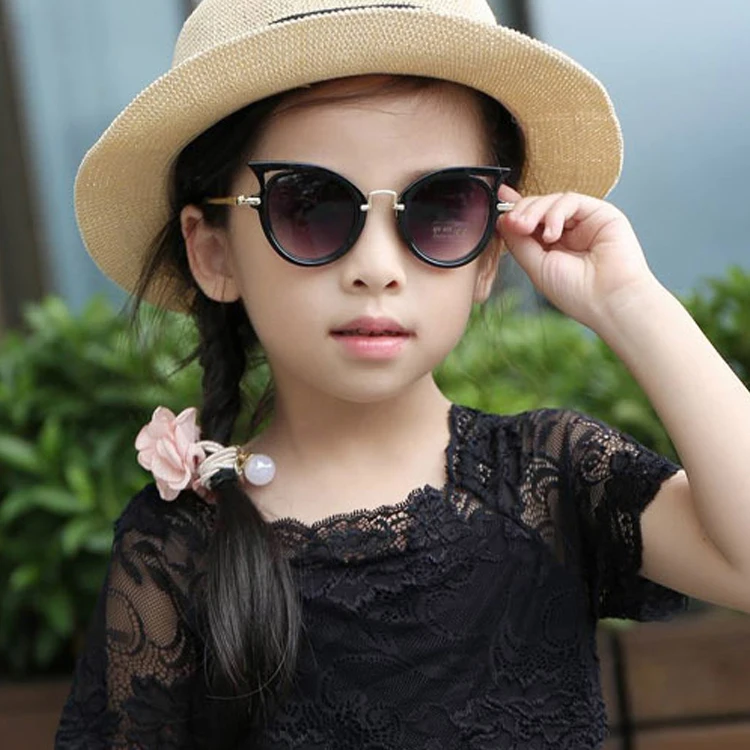 

SKYWAY Fashion Boys And Girls Children Sun Glasses Anti Ultraviolet Cat Eye Kids Sunglasses