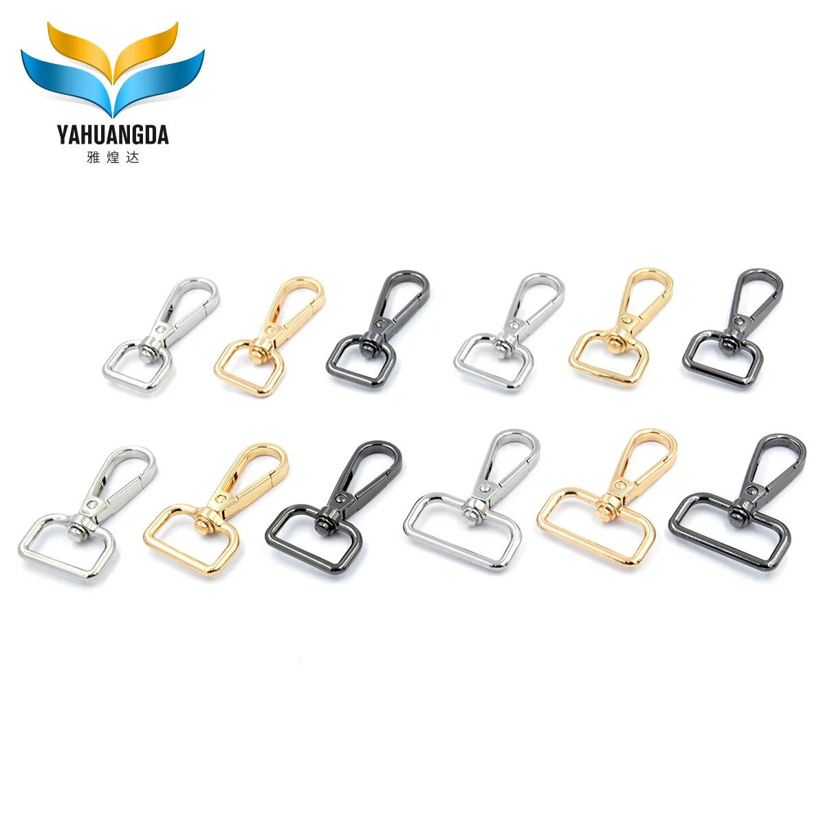 

Alloy Dog Hook Clasps Metal Swivel Snap Hook Buckle Hardware Accessories for Keychain Bags Strap Lobster Buckle Hook FK4