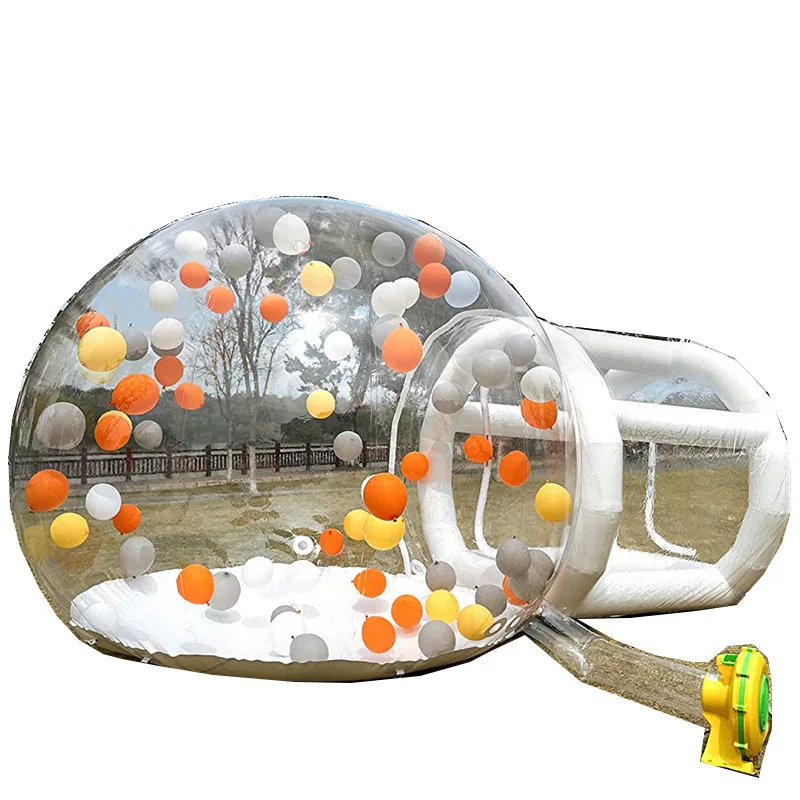 

Kids Party Balloons Fun House Giant Clear Inflatable Crystal Igloo Dome Bubble Tent Transparent Inflatable Bubble Balloons House