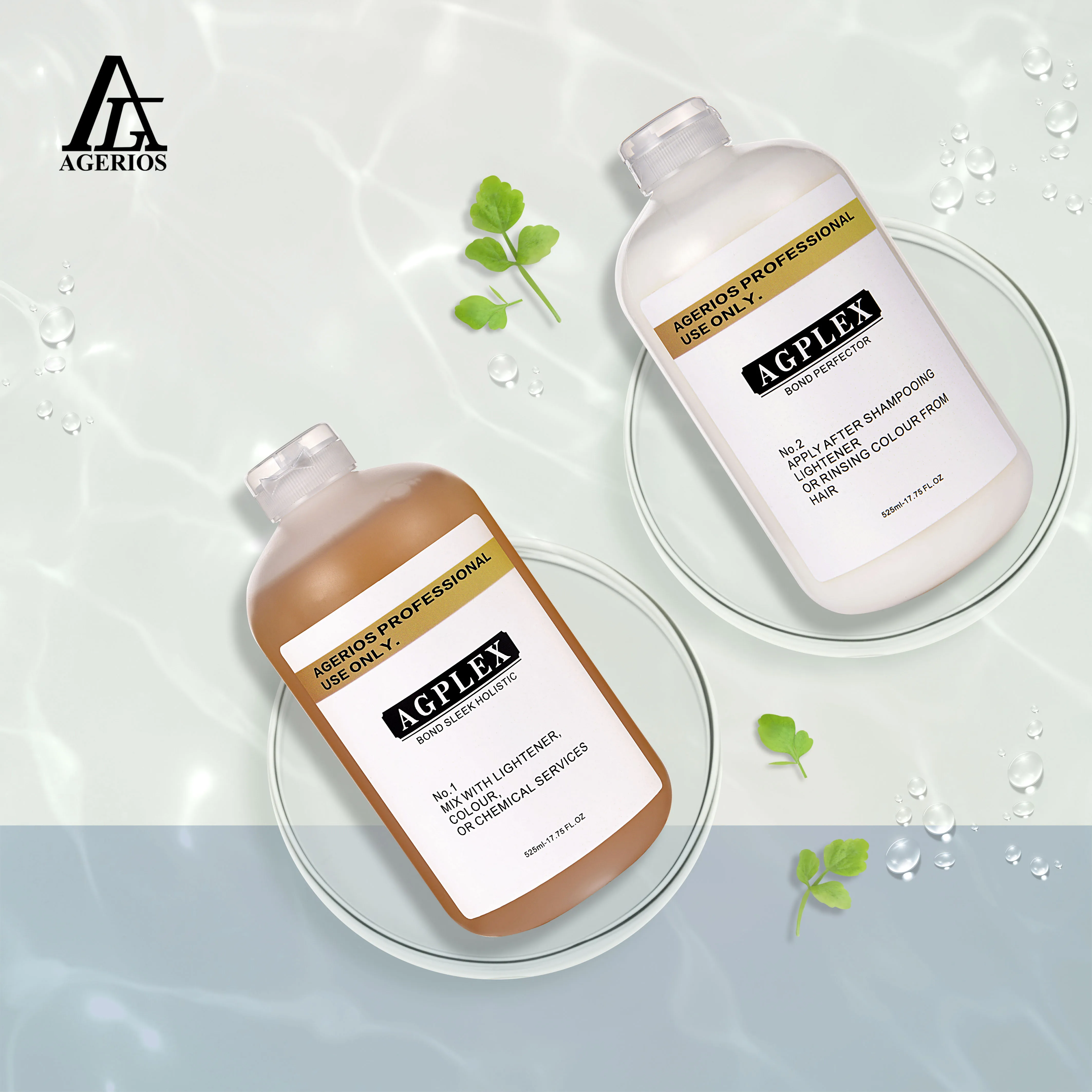 

Professional Hair Protection AGPLEX For Coloring,Bleaching and Perming, Hair Damage Reduce Treatment, White