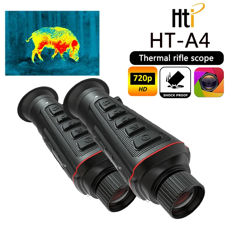 

HTI XINTAI HT-A4 35mm lens night-vision long range monocular hunting camera imaging thermal scope riflescope, Black for thermal scope