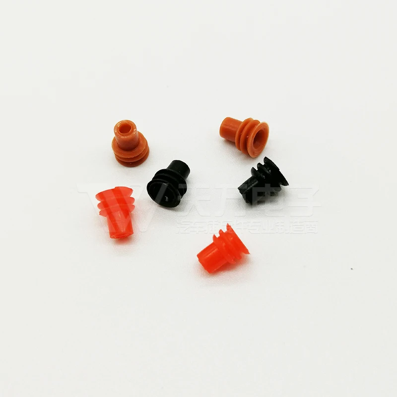 100 PCS 1.8mm waterproof plug silicone automotive connector waterproof rubber