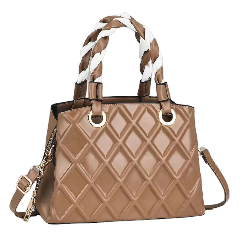 

DL015 27 Wholesale designer 2022 fashion trend embossed diamond leather handbag ladies shoulder handbags, Red, black....