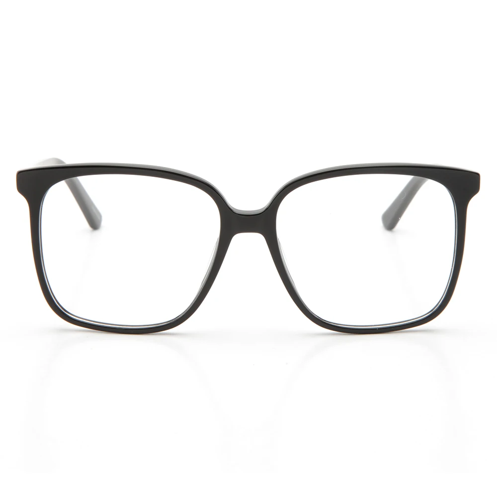 

Fashion manufacturer flexible big frames optical glasses for women