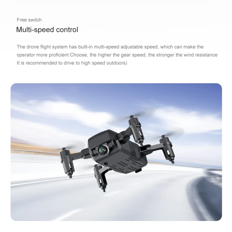 YLRC M9 PRO Mini Drone Foldable Portable WIFI HD Image Transmission Six