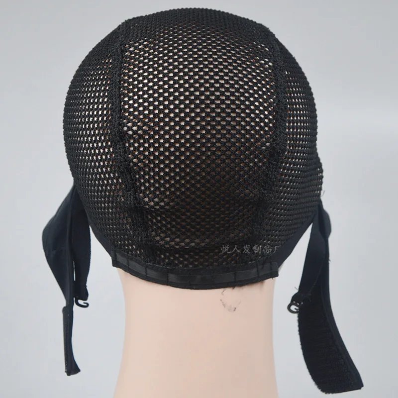 

Wholesale High Quality Custom Nets Cap Elastic Ventilated Adjustable Mesh Dome Wig Caps For Women Stocking Wig Cap, Black