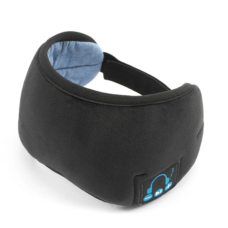 

2022 3D Sleep Eye Mask Soft Sleep Mask Musical Sleepmask Eye Cover Shade Custom Blue tooth Headphone Music Eyemask For Travel